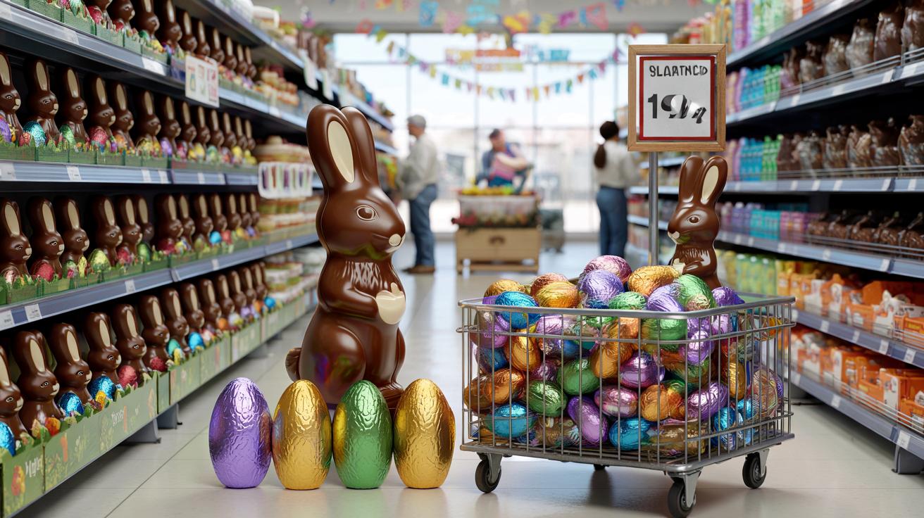 Kiedy kupić czekoladowe zajączki wielkanocne, żeby zapłacić o połowę mniej