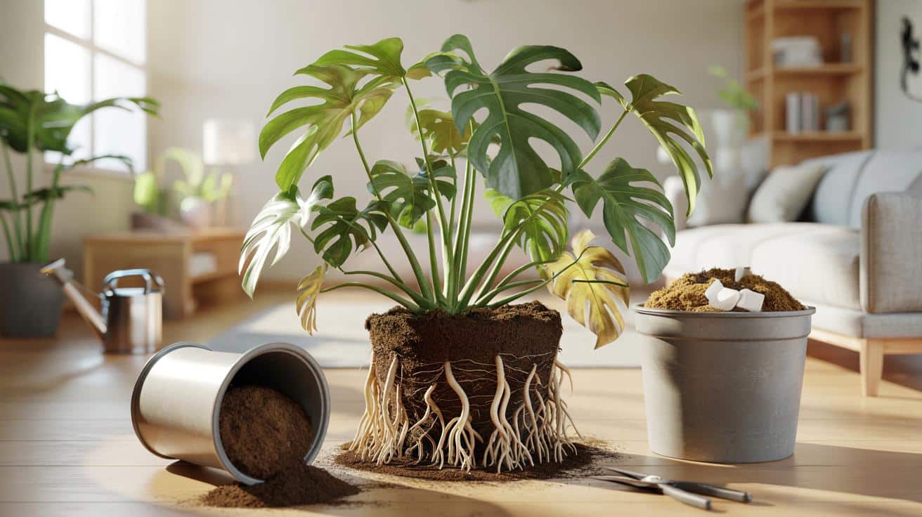 Kiedy przesadzić monsterę? Oto sygnały, których nie wolno zignorować