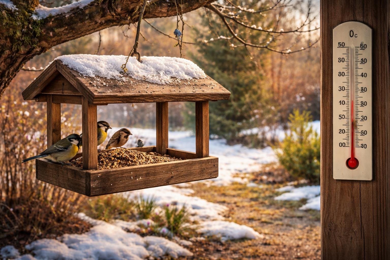 Kiedy przestać dokarmiać ptaki? Jedna graniczna temperatura zmienia wszystko