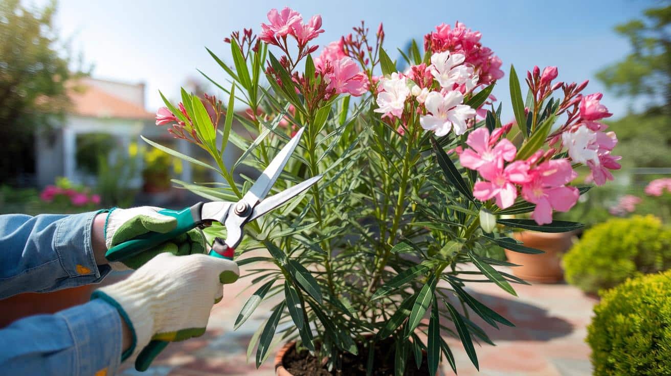 Kiedy przycinać oleander wiosną, żeby latem tonął w kwiatach