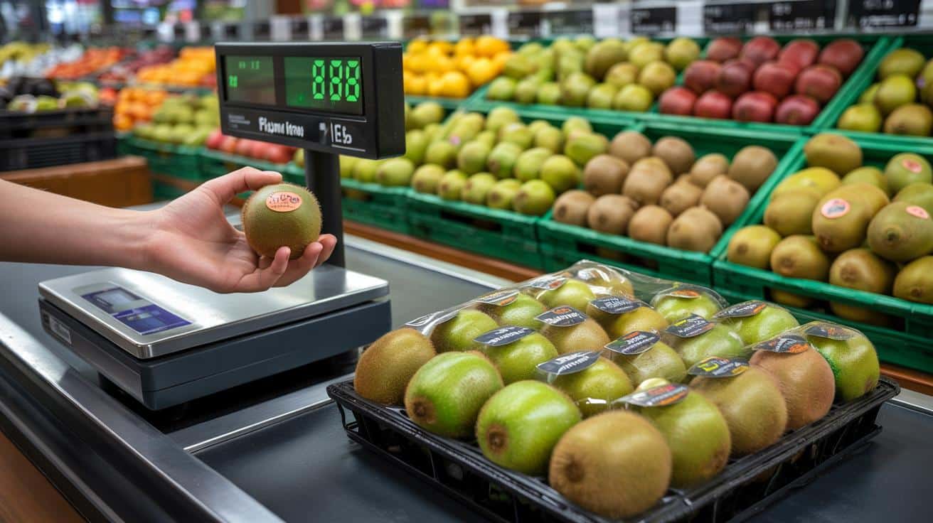 Kiwi w sklepie: jedna rzecz przy kasie podwaja cenę owoców