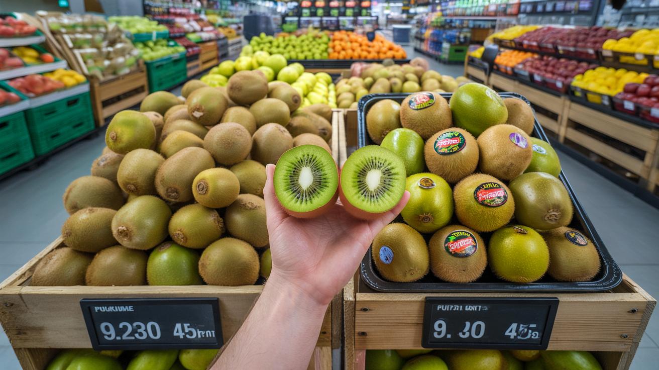Kiwi w supermarkecie: prosta sztuczka, przez którą cena skacze o połowę