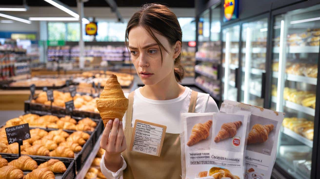 Klientka patrzy na etykietę w Lidlu i rezygnuje z hitowego rogalika