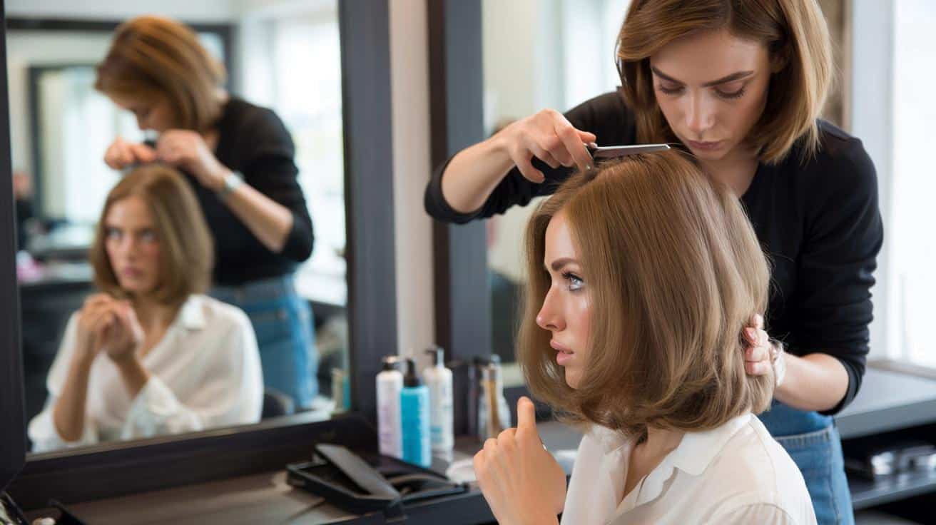 Kobiety z cienkimi włosami często wybierają tę fryzurę dla objętości