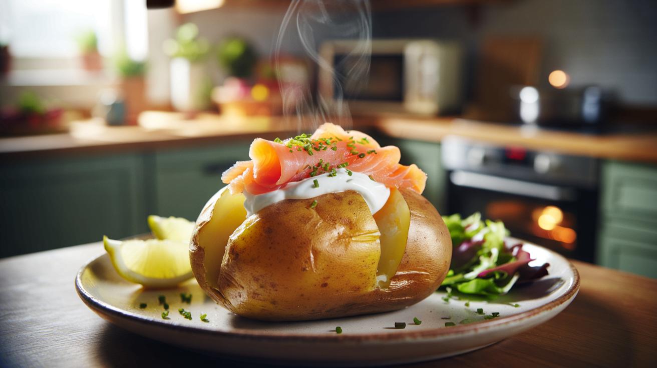 Kolacja z pieczonego ziemniaka w 20 minut: prosty hit na dni totalnej niemocy