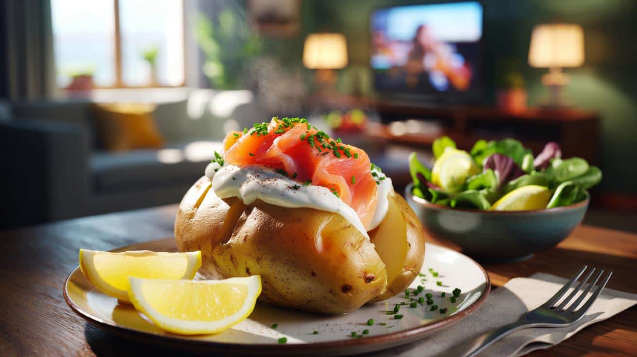 Kolacja z pieczonego ziemniaka w 20 minut: prosty hit na leniwy wieczór