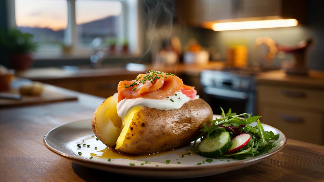 Kolacja z pieczonym ziemniakiem w 20 minut: syta, szybka i bez stresu