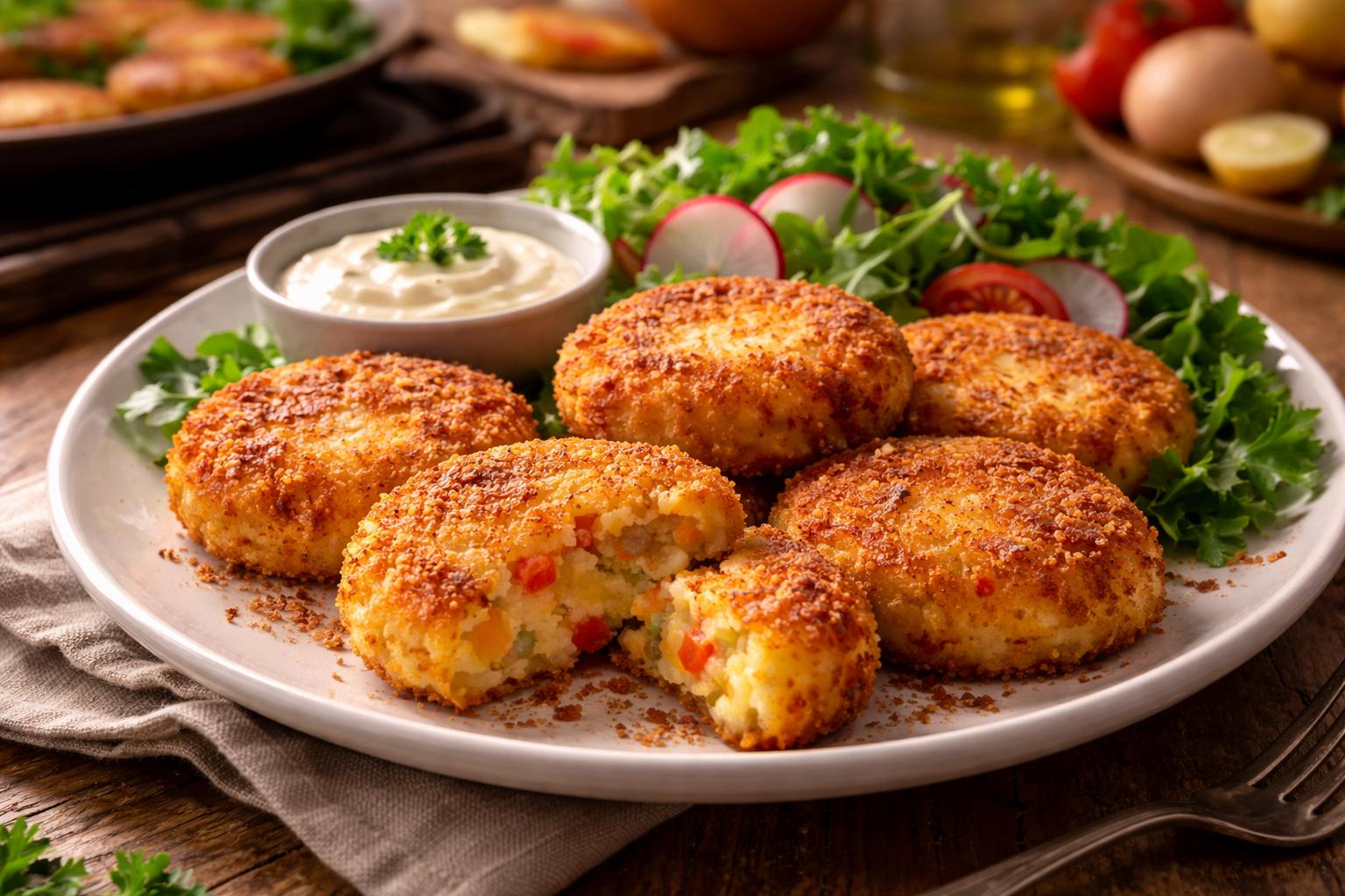 Kolacja z trzech składników: chrupiące placuszki zamiast nuggetsów w 20 minut