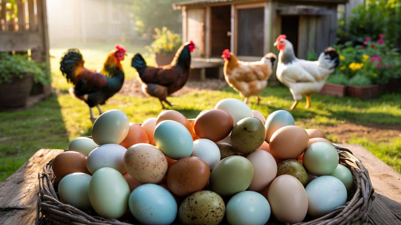 Kolorowe jajka w przydomowym kurniku: rasy kur o niebieskich, zielonych i różowych skorupkach