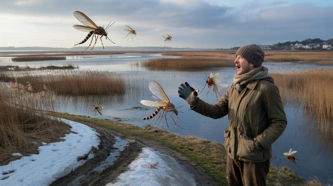 Komary atakują w środku zimy. Naukowcy tłumaczą ten nietypowy wysyp