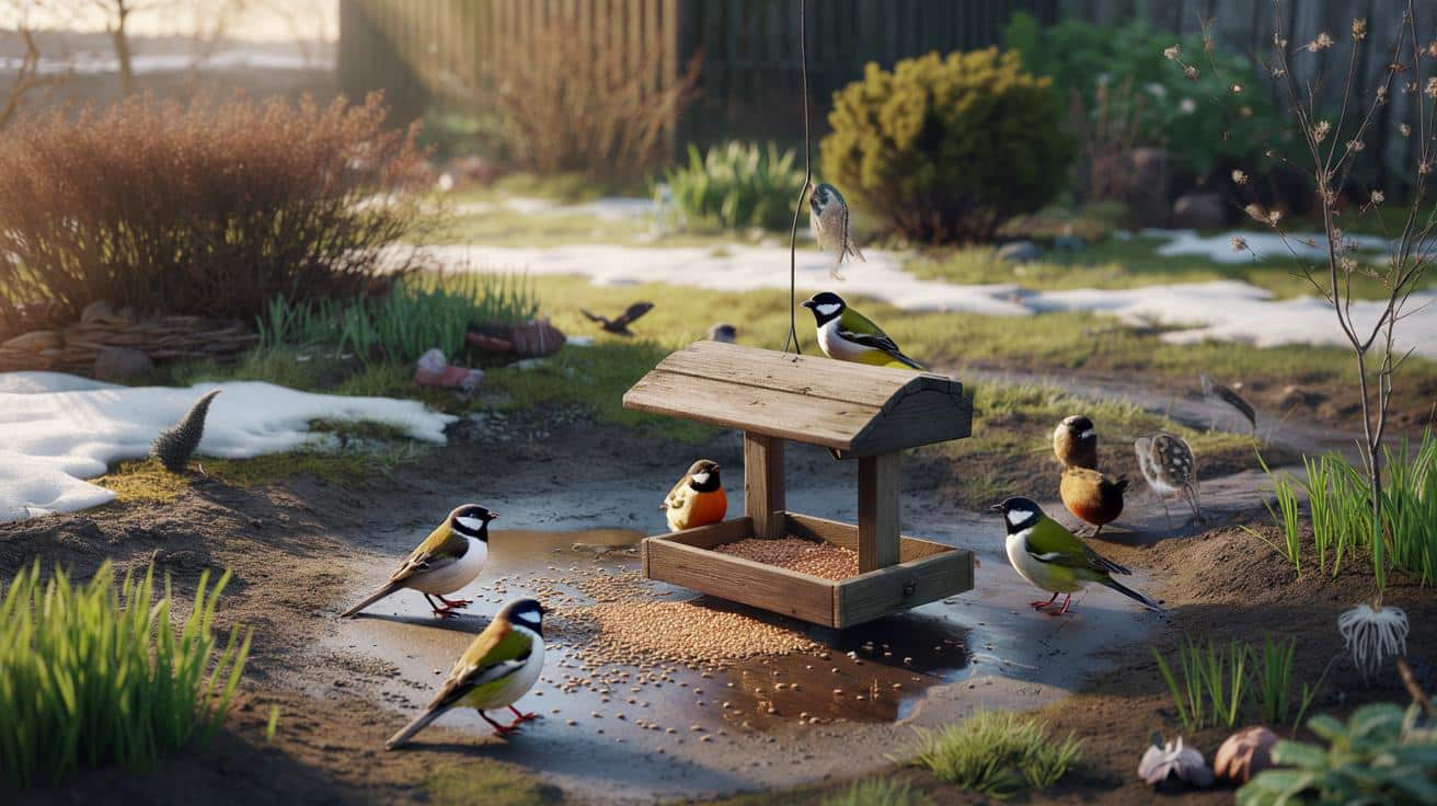 Koniec karmienia ptaków: kluczowy moment między marcem a kwietniem