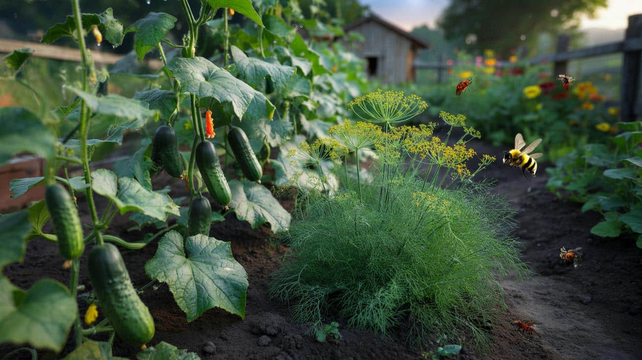 Dlaczego doświadczeni ogrodnicy sadzą koper między ogórkami i jak ten prosty trik zwiększa plony
