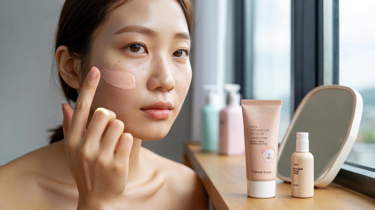 Koreanka zdradziła trik na gładką cerę: krem tonujący za grosze zamiast podkładu