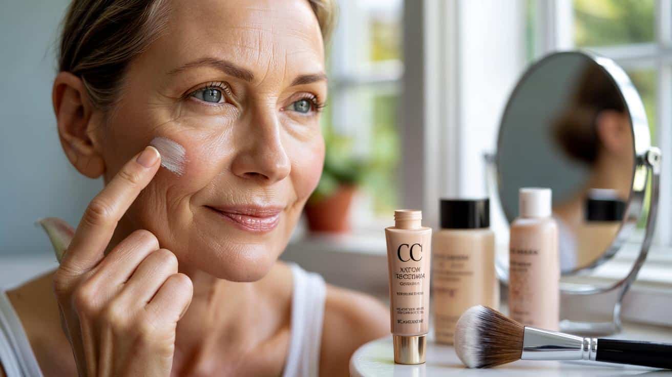 Po 50 urodzinach makijażyści rezygnują z podkładu i wybierają krem koloryzujący wygładzający zmarszczki