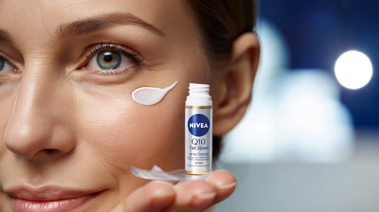 Krem pod oczy Nivea Q10, który wygładza zmarszczki i cienie