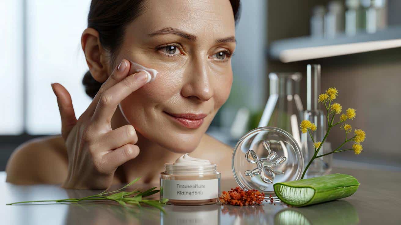 Kremy o działaniu jak botoks: składniki 2026, które naprawdę wygładzają