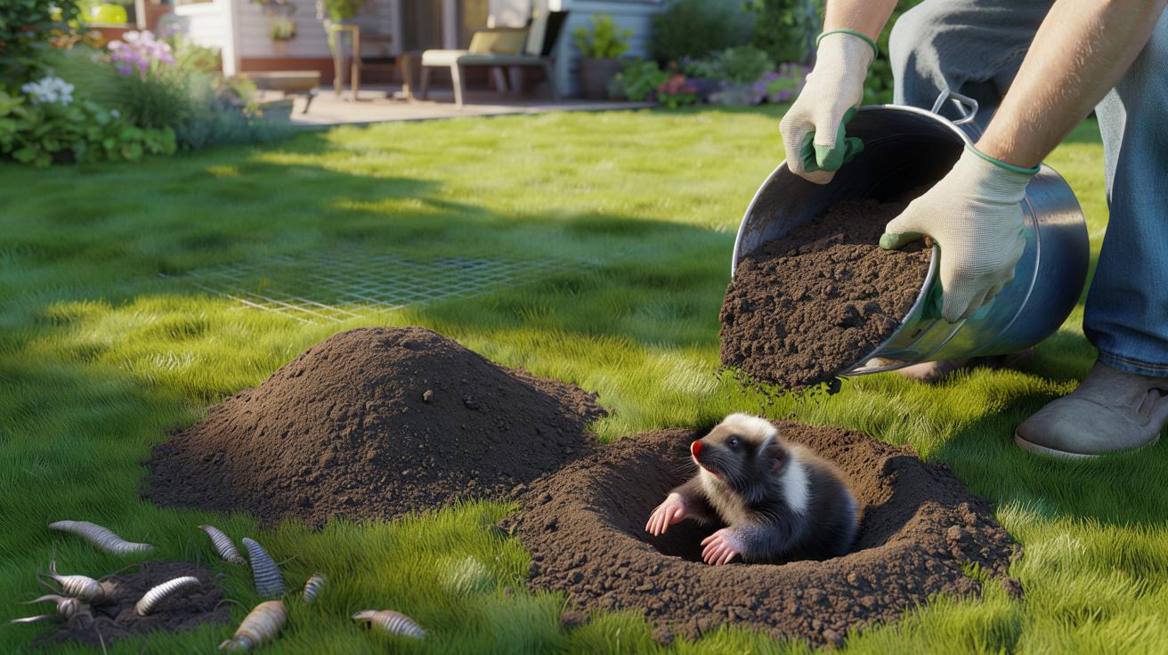 Kret na trawniku to nie wróg. Jeden błąd niszczy jego ukrytą pomoc