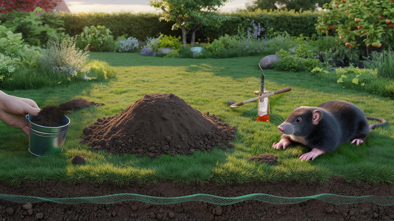 Krety na trawniku nie są wrogiem. Ten błąd niszczy twój ukryty sprzymierzeniec