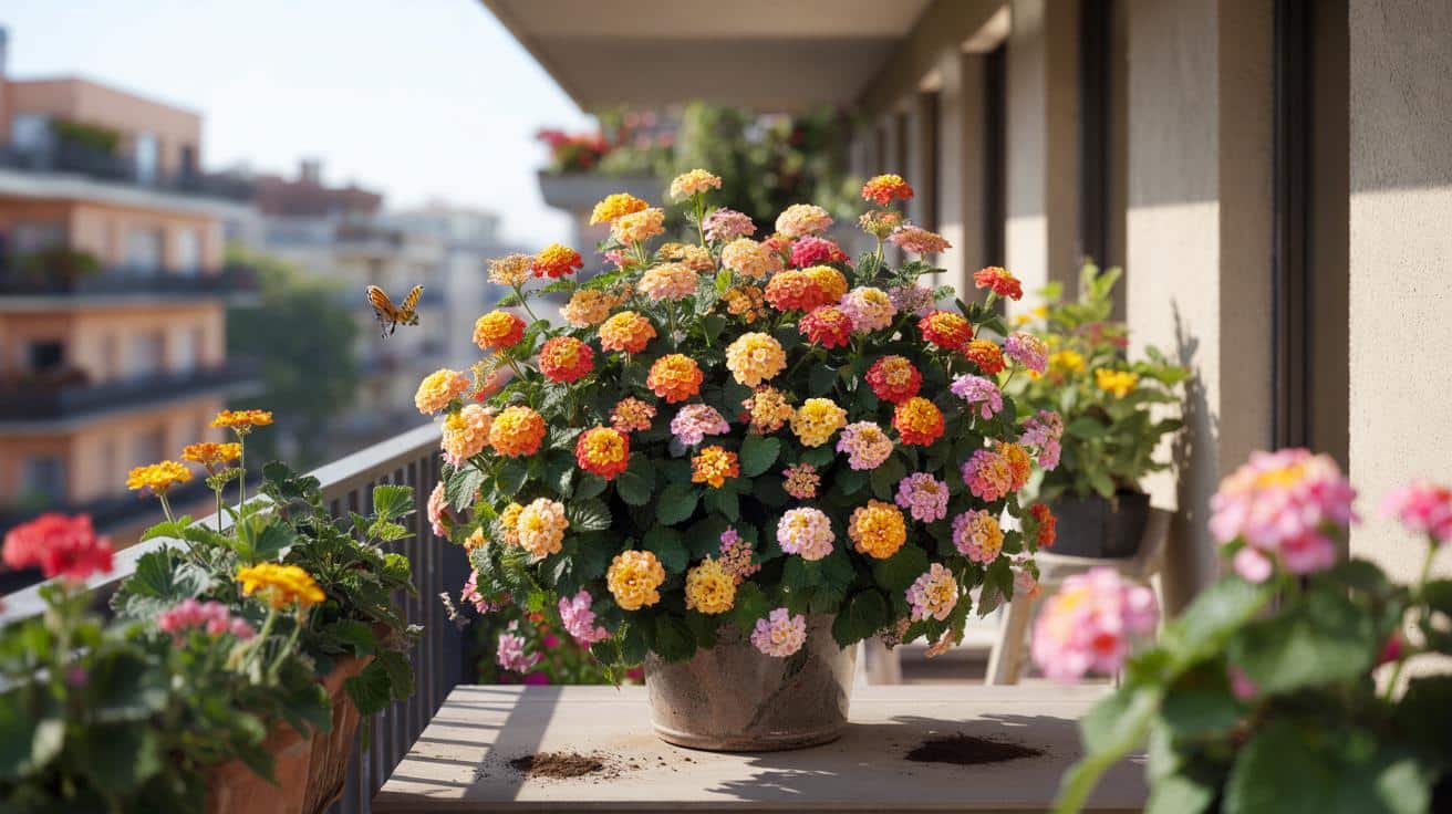 Królowa całorocznych kwiatów na balkonie: lantana, która prawie nie zna przerw w kwitnieniu