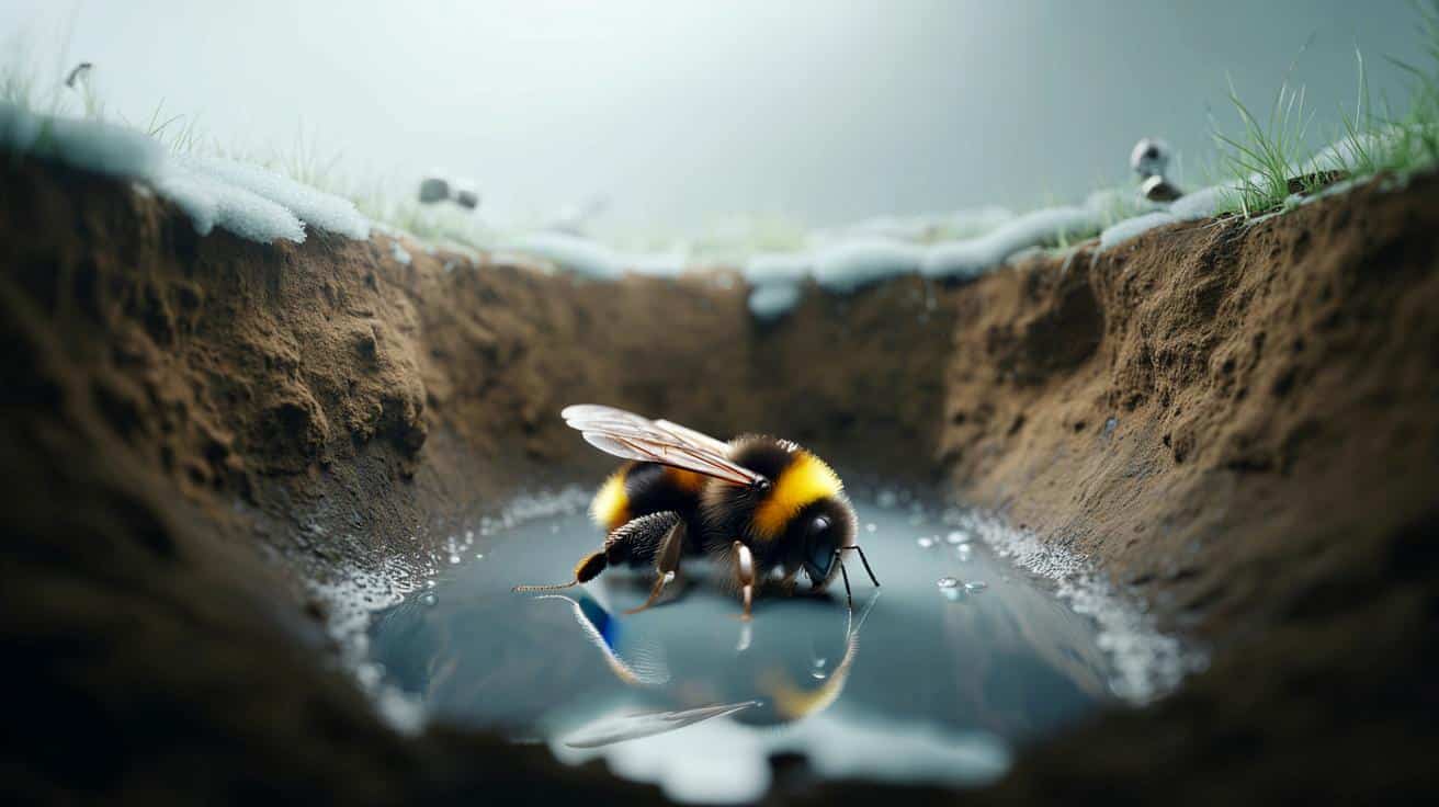 Królowe trzmieli zaskoczyły naukowców: tydzień pod wodą i przeżywają