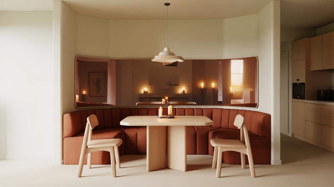 Krzesła znikają z jadalni. Ten prosty trik całkowicie zmienia wnętrze