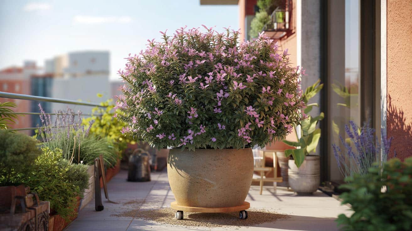 Krzew, który kwitnie nawet 10 miesięcy w roku. Idealny na suchy balkon