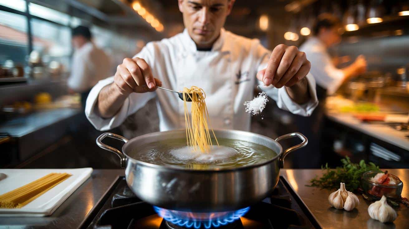 Kucharz z gwiazdką Michelin zdradza dlaczego soli wodę dopiero w tym konkretnym momencie