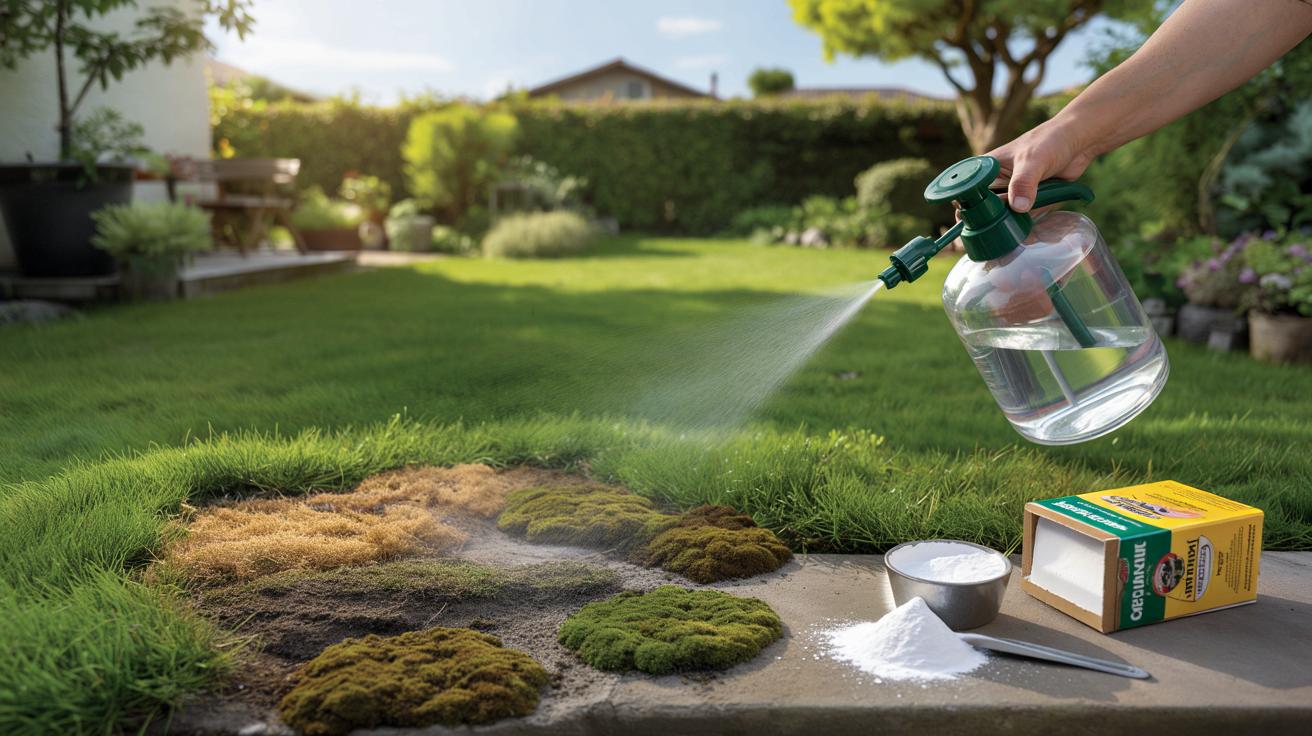 Küchenpulver für 75 Cent: So vertreiben Sie Moos aus dem Rasen