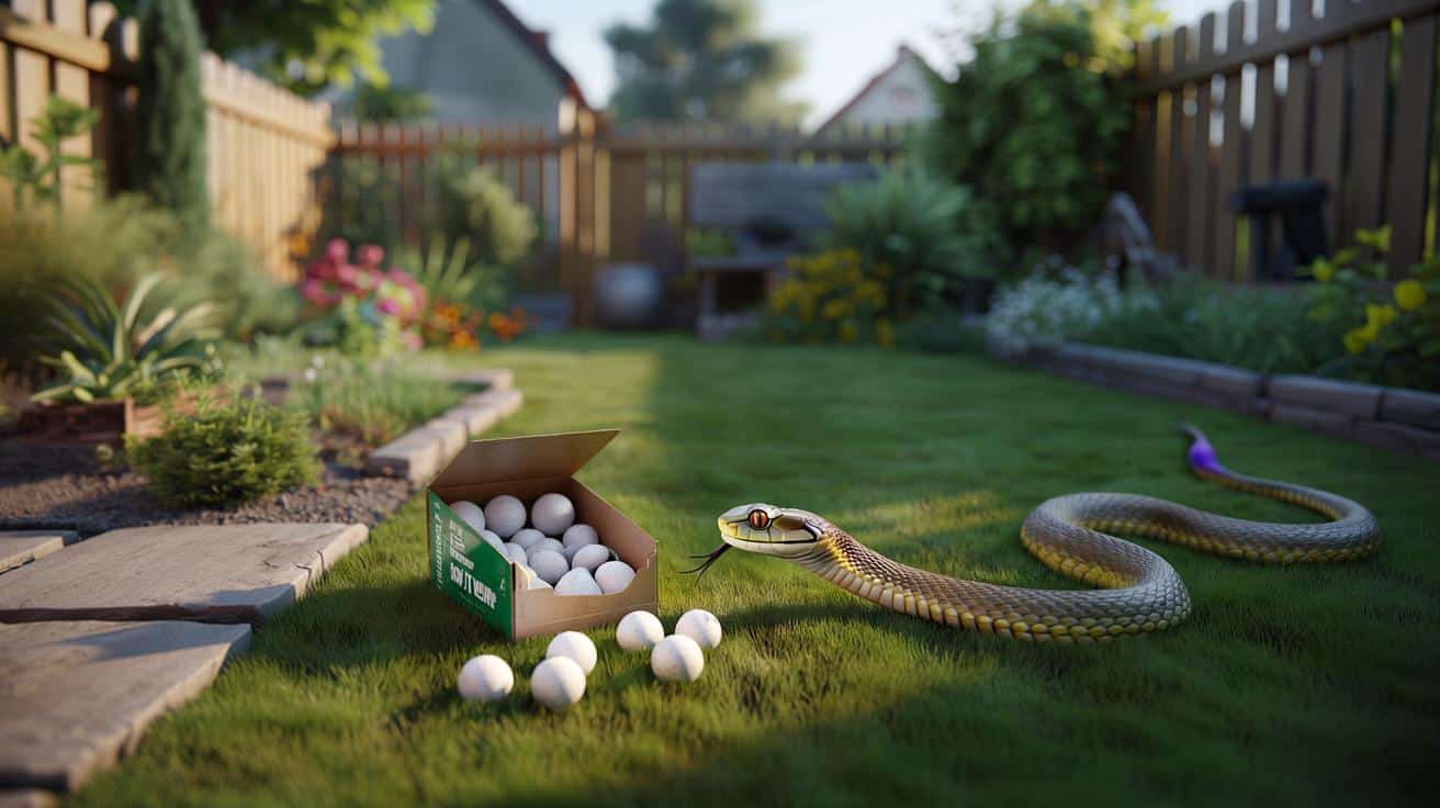 Kulki na mole a węże w ogrodzie: skuteczna ochrona czy groźny mit?