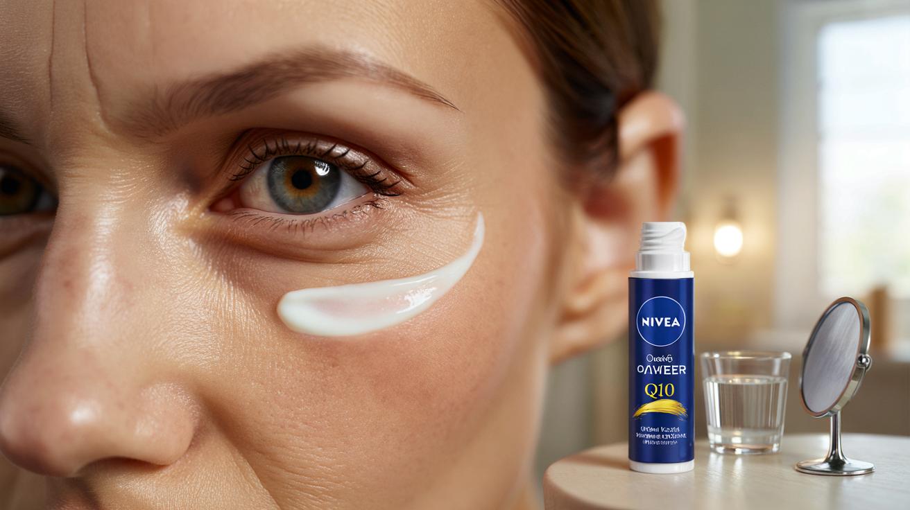 Kultowy krem pod oczy Nivea Q10: hit na zmarszczki i cienie