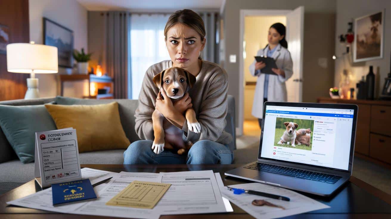 Kupiła szczeniaka z Facebooka za 450 euro. Weterynarz ujawnił, co naprawdę kryje jego „papiery”