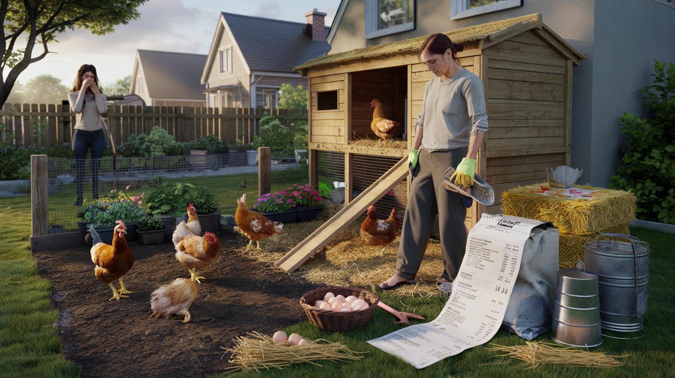 Kury w ogrodzie i świeże jajka? Oto koszty, o których mało kto mówi