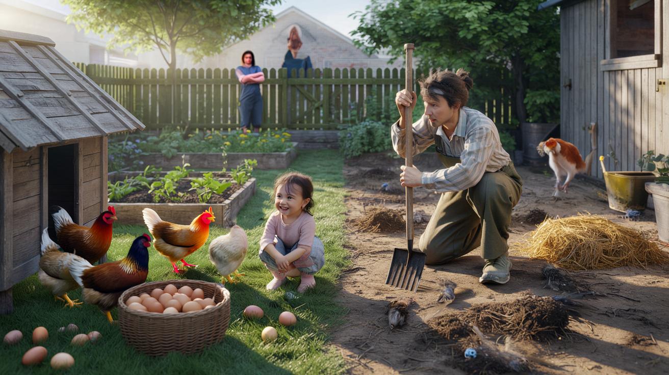 Kury w ogrodzie: piękny sen o świeżych jajkach, który ma swoją cenę