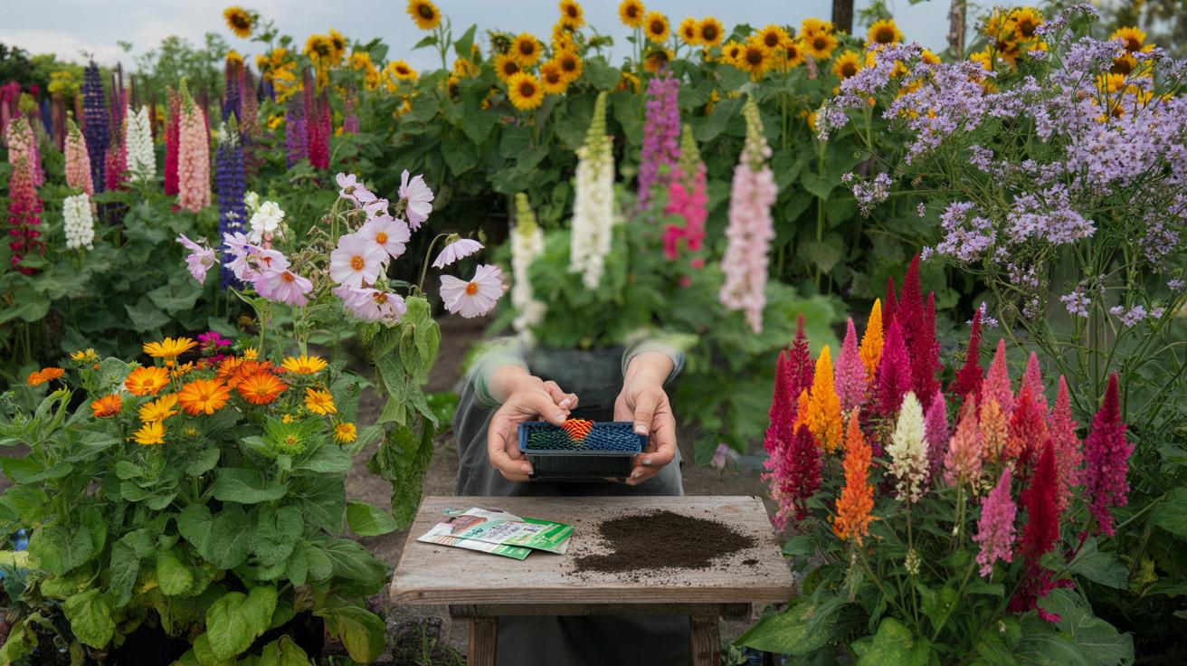 7 kwiatów, które warto wysiać w marcu, żeby latem tonąć w kolorach