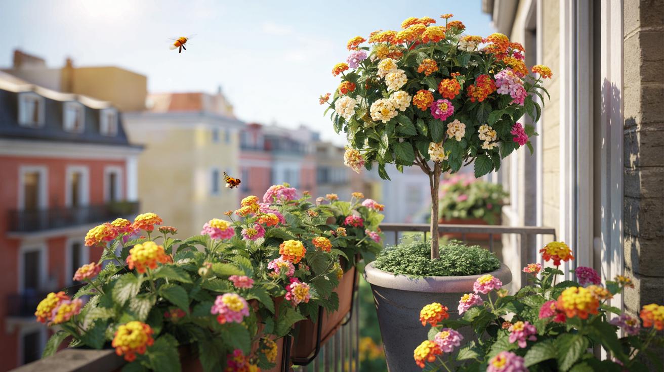 Lantana kwitnie niemal cały rok. Ten krzew odmieni każdy balkon