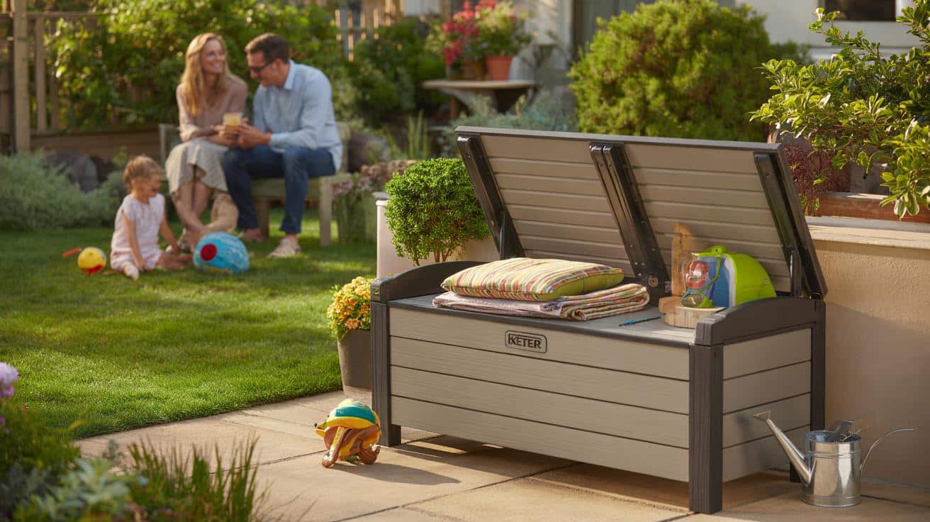 Ławka ze schowkiem Keter Eden 2 in 1: hit na uporządkowany ogród