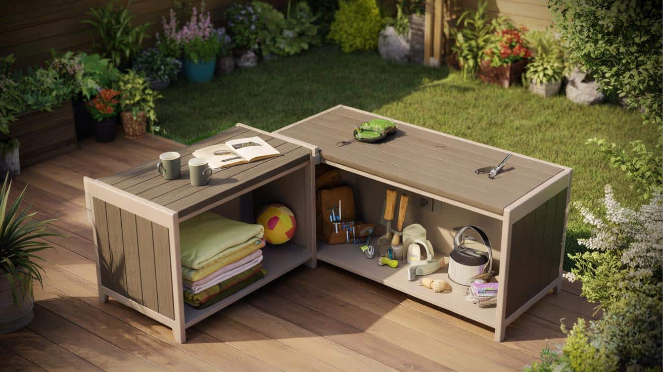 Ławka ze schowkiem Keter Eden 2 in 1: porządek w ogrodzie bez kompromisów