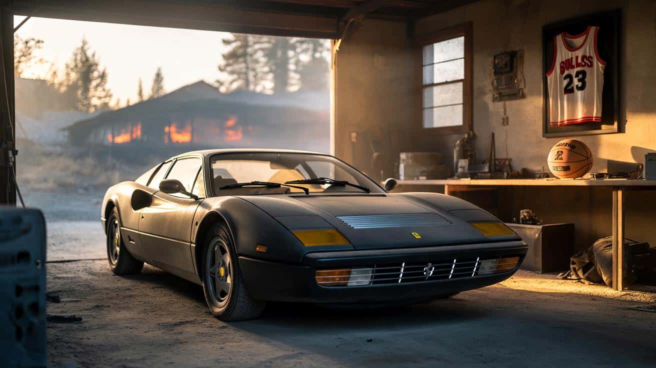 Legenda Michaela Jordana wraca na kołach: odnaleziona Ferrari zaginiona na 15 lat