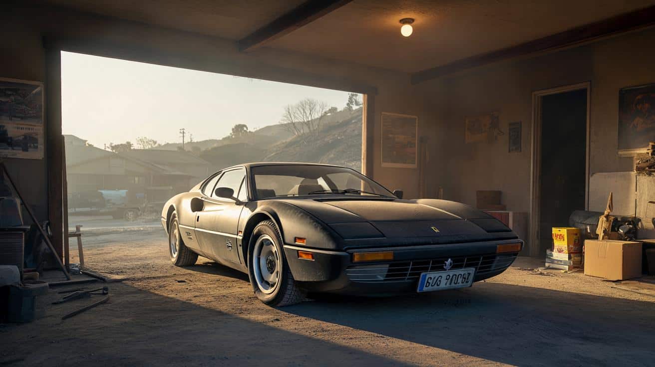 Legendarna Ferrari Michaela Jordana odnaleziona po latach w zniszczonym garażu