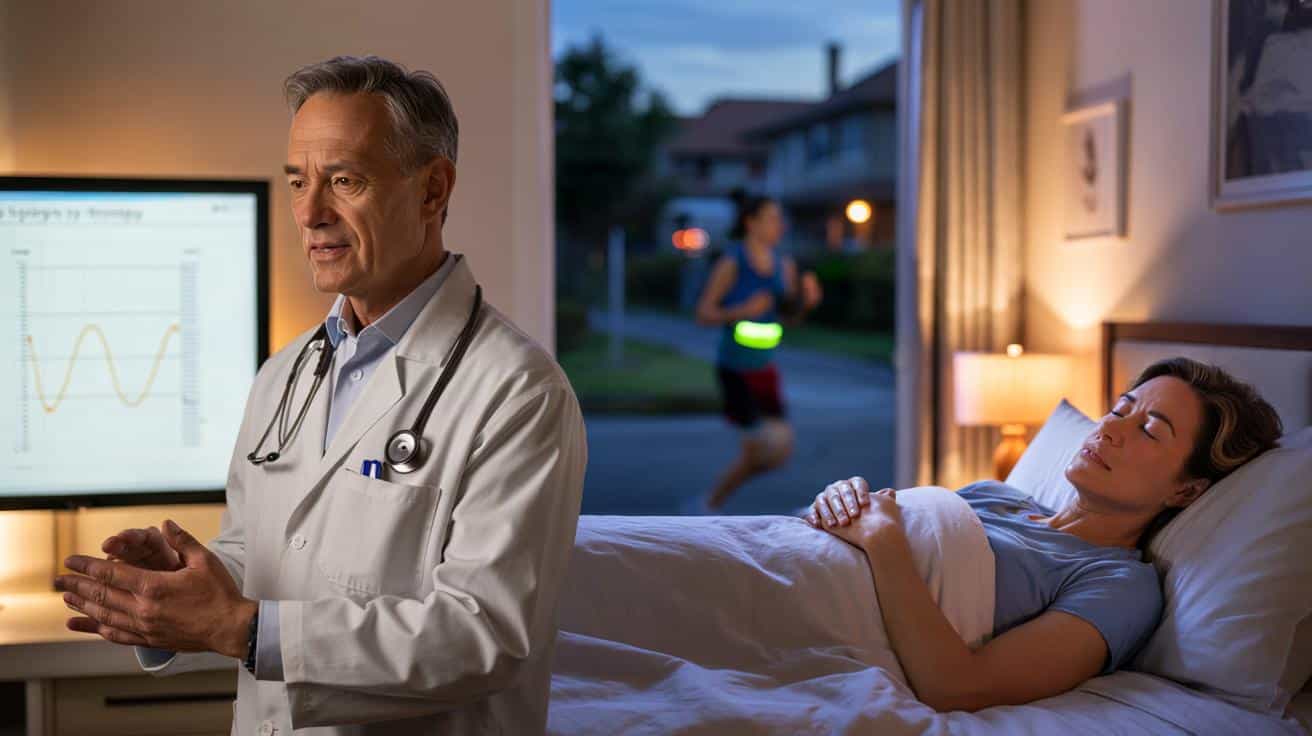 Lekarz rodzinny wyjaśnia dlaczego regularny ruch poprawia jakość snu