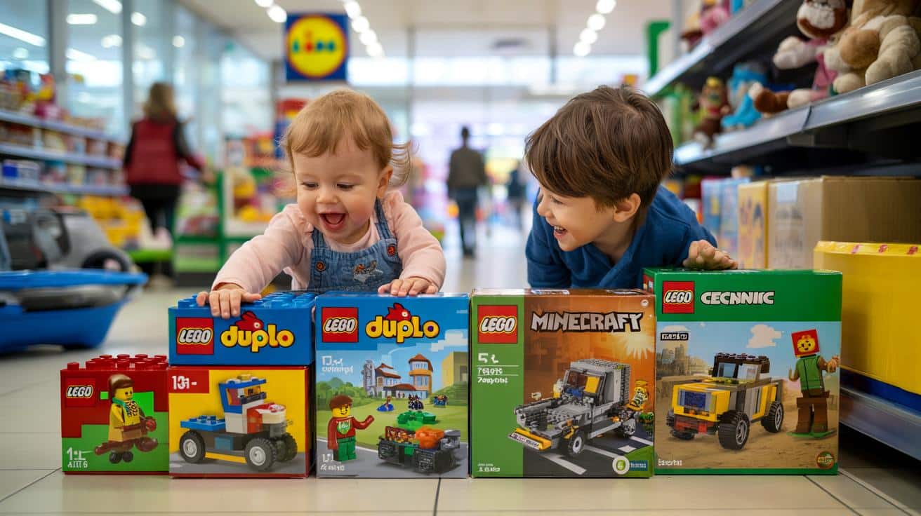 Lidl kusi zestawami LEGO za 5,99 £ – hit dla dzieci 2+