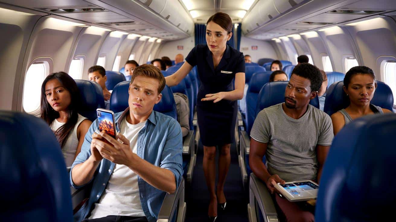 Linie lotnicze wyrzucą z samolotu za głośny telefon? Nowy zapis w regulaminie