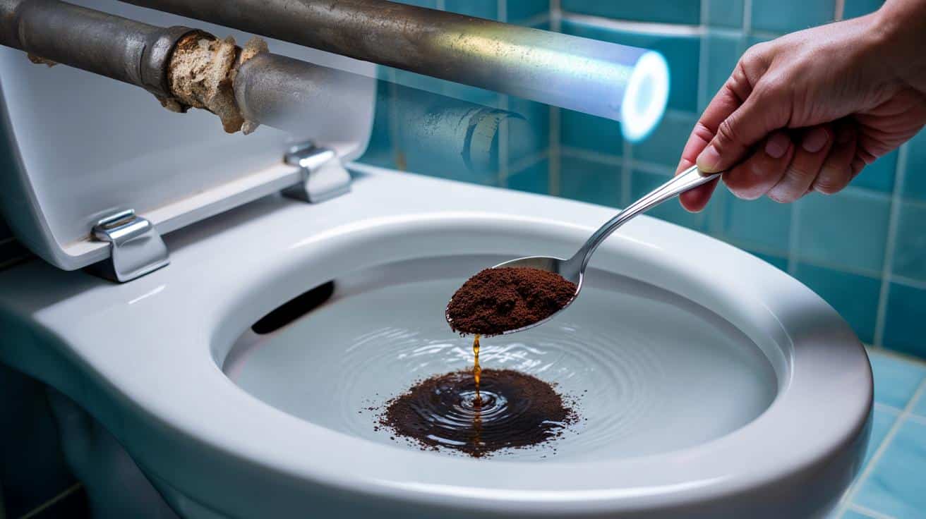 Łyżka fusów po kawie w toalecie: genialny trik czy proszenie się o kłopoty?