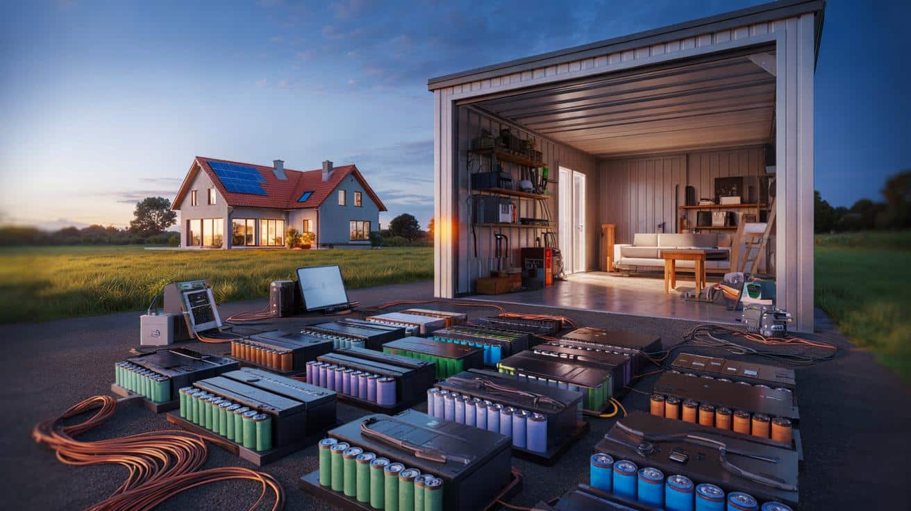 Ma dom pełen prądu z baterii z laptopów. 10 lat bez rachunków