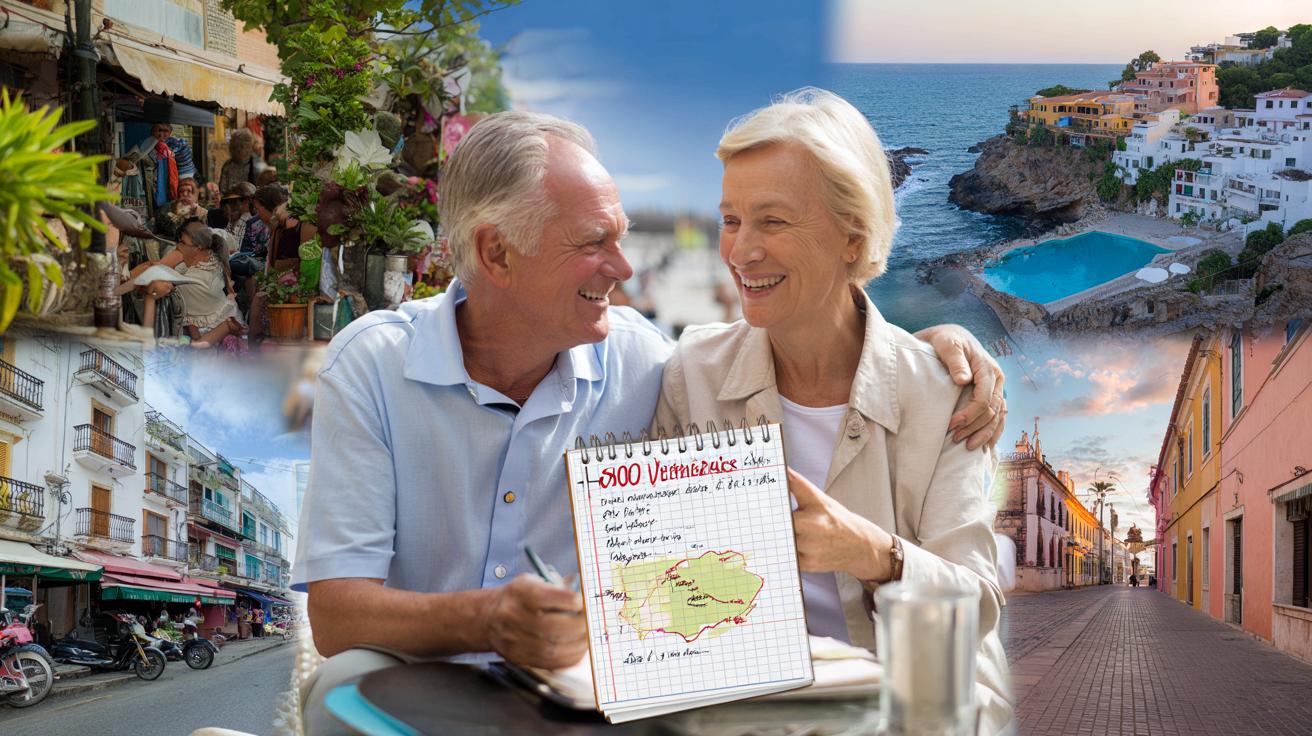 Mała emerytura, duże życie: 5 kierunków, gdzie wystarczy 800 euro