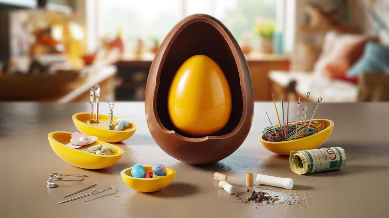 Mała żółta kapsułka z Kinder Niespodzianki ma sprytniejszą funkcję niż myślisz