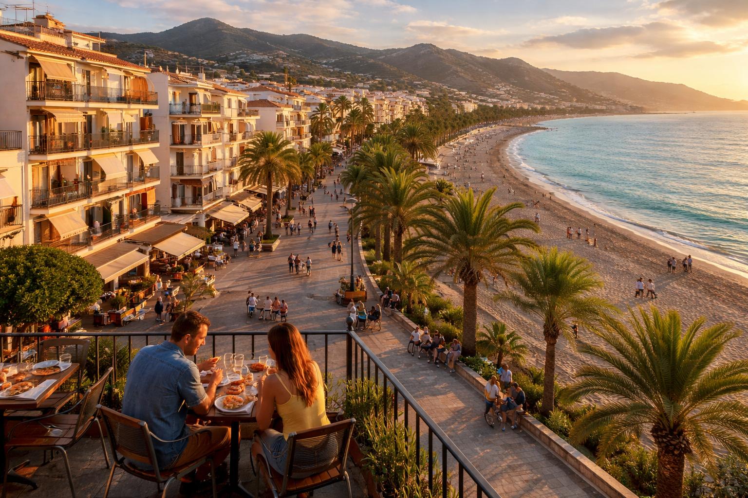 Małe hiszpańskie miasto nad morzem, gdzie życie jest dwa razy tańsze