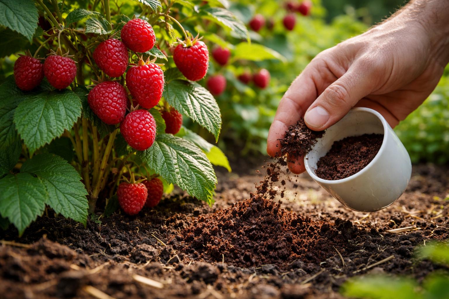 Maliny wreszcie pełne owoców: prosty trik z kuchenną filiżanką