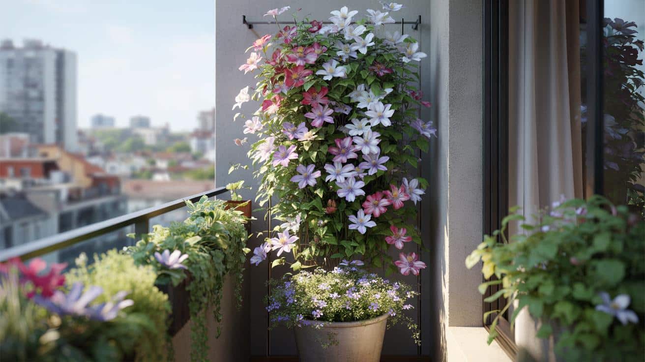 Mały balkon, wielki efekt: ta pnąca miniaturowa roślina robi ścianę kwiatów