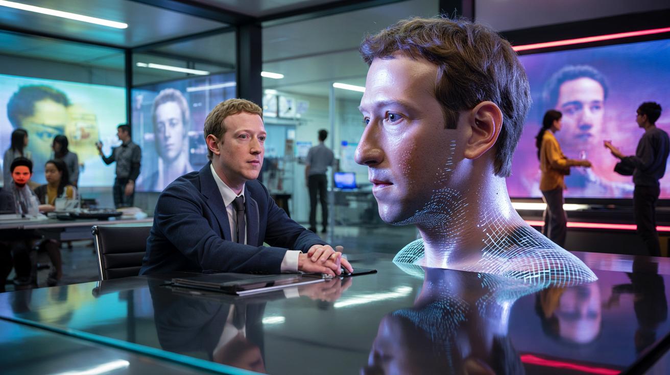 Mark Zuckerberg tworzy cyfrowego sobowtóra. Tak chce zarządzać całym Meta